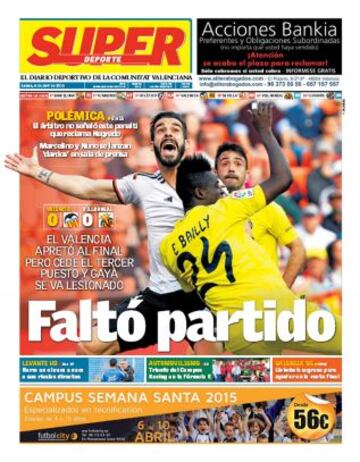 Portadas de la prensa deportiva