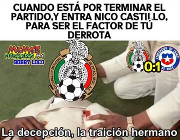 Los memes que se burlan de México tras caída ante Chile