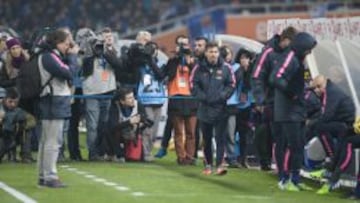 Messi fue suplente en el último partido del Barcelona ante la Real Sociedad.