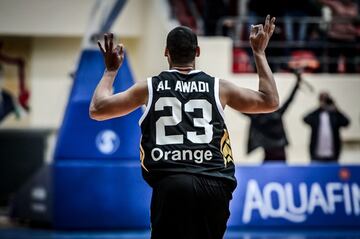 El jugador de Jordania Al Awadi.