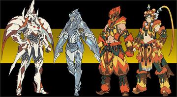 Ilustraci¨®n - Monster Hunter 4 (3DS)