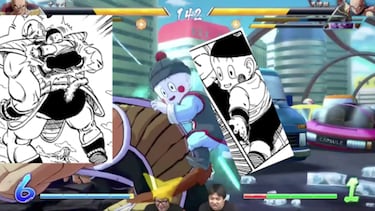 Todos los guiños de Ten Shin Han y Chaoz en Dragon Ball FighterZ