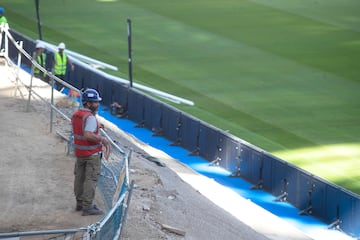 Así avanzan las obras del Santiago Bernabéu