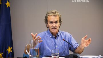 El director del Centro de Alertas y Emergencias Sanitarias (CAES), Fernando Simón, durante una rueda de prensa para informar sobre la pandemia de Covid-19, a 21 de junio de 2021, en el Ministerio de Sanidad, Madrid, (España). Según la