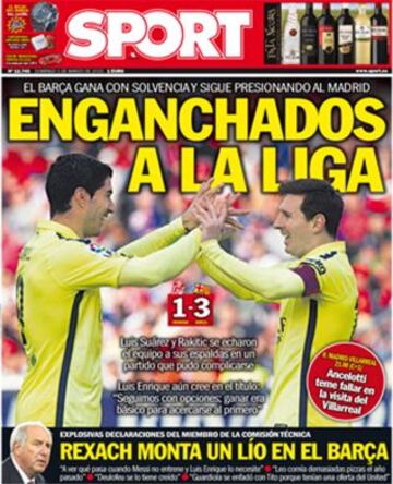 Portadas de la prensa deportiva