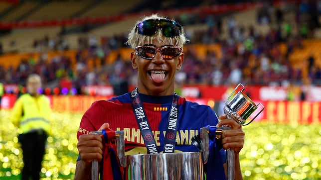 De Jong y la celebración de Lamine: “No hay sol, no tiene sentido ponerse gafas...”