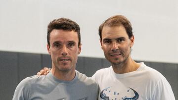Nadal se machaca con Bautista antes de su despedida