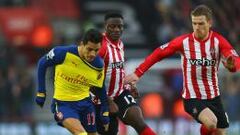 Southampton arruina el inicio de año de Alexis y el Arsenal