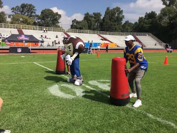 Así fue la primera visita en 2018 de Rams y Chiefs a México