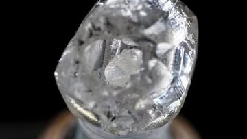 Hallan un rarísimo diamante con otro dentro