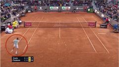 El genial punto ganador de Federer tras 2h:30 de partido