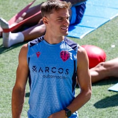 Dani Gómez, en la mesa del Valencia