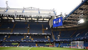 Real Madrid take a 2-0 lead into Tuesday’s Champions League quarter-final second leg against Premier League club Chelsea.