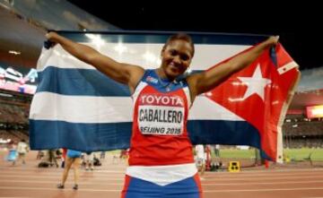 La lanzadora de disco de Cuba logró medallas de oro en los Juegos Panamericanos de Toronto y en los Campeonatos Mundiales de Atletismo de Pekín. También alcanzó su mejor marca personal, con una distancia de 70,65 metros. 