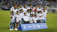 Once del Málaga ante el Castilla.