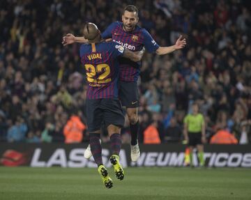 Jordi Alba anotó el 2-1.