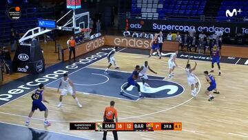 ¡Leandro Bolmaro, qué descaro! Así bailó a Campazzo