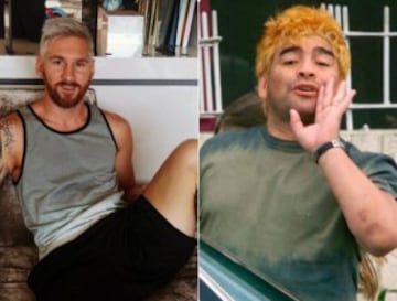 Leo Messi goes blonde and the internet responds