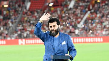 Turki Al Sheikh, en una imagen de archivo sobre el césped del Power Horse Stadium.