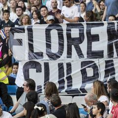 Anti-Florentino Pérez banners removed from Bernabéu