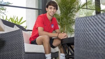 27/07/19
 Pretemporada  EEUU
 ATLETICO DE MADRID En Orlando
 JOAO FELIX  ENTREVISTA 