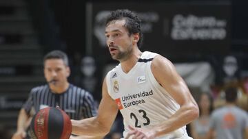 Sergio Llull, durante el partido de la segunda jornada de la Liga Endesa ante el Valencia.