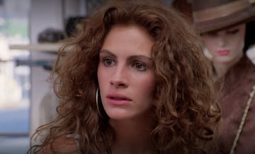 Así lucía Julia Roberts en Pretty Woman (1990).