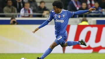 Juan Guillermo Cuadrado, jugador colombiano de la Juventus. 