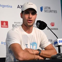 Alcaraz, antes del Argentina Open: “Puedo mejorar todo”