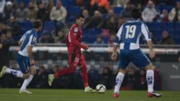 Reyes, en el partido de Copa ante el Espanyol.