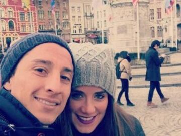 Sandra de la Vega epareja de Andrés Guardado