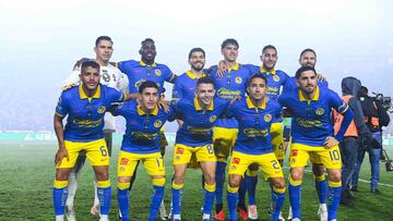 Jugadores del América que arrancaron en la Ida en contra de Tigres.
