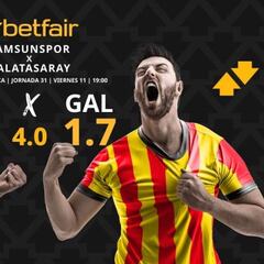 Samsunspor vs. Galatasaray SK: horario, TV, pronósticos, estadísticas y clasificación