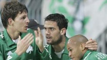 <b>SENCILLO.</b> El Panathinaikos goleó con facilidad al Werder Bremen en Alemania.