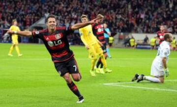 Chicharito Hernández contribuyó con el tercer gol en la victoria de bayer Leverkusen ante el BATE.