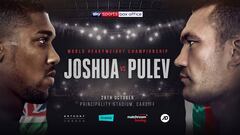 Anthony Joshua y Kubrat Pulev se enfrentar&aacute;n en Cardiff el 28 de octubre.