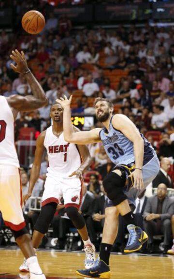 Marc Gasol, en el momento de lesionarse.