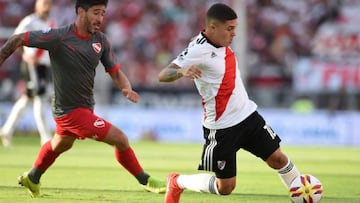 Juan Fernando Quintero sali&oacute; lesionado ante Independiente. Nueva duda para Selecci&oacute;n Colombia 