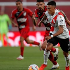 Suárez se fue de la práctica y encendió las alarmas en River