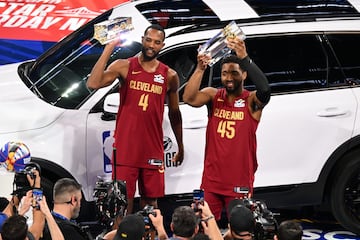 Evan Mobley y Donovan Mitchell de los Cleveland Cavaliers se convirtieron en los ganadores del Concurso de Habilidades.