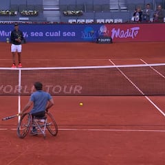 Nadal y Caverzaschi se unen por el tenis en silla de ruedas
