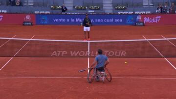 Nadal y Caverzaschi se unen por el tenis en silla de ruedas