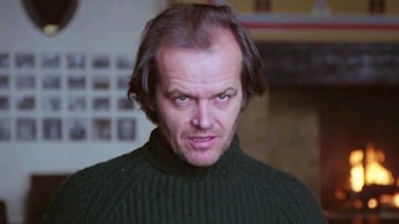 Jack Nicholson en El Resplandor.