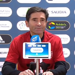 Marcelino muy emocionado con el título: "Se lo dedico a mi padre"