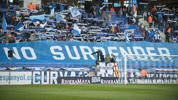 Afición del Espanyol.