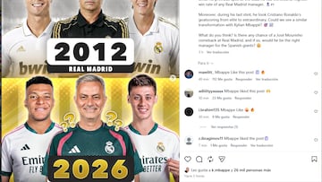 A Mbappé ‘le gusta’ una posible vuelta de Mourinho