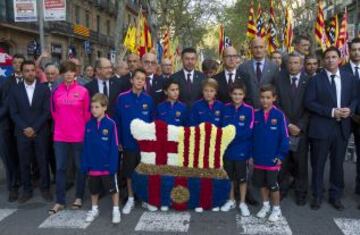 El Barça participa en la Diada