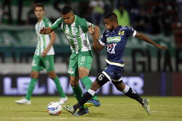 Atlético Nacional superó 3-2 a Alianza Petrolera en el Atanasio Girardot por la sexta fecha de la Liga Águila II-2018. El equipo de Jorge Almirón, que ganaba cómodamente 3-0, terminó con un hombre menos por expulsión de Gustavo Torres.