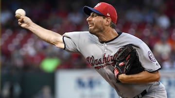 Max Scherzer le est&aacute; disputando el t&iacute;tulo como mejor pitcher del mundo a Clayton Kershaw.