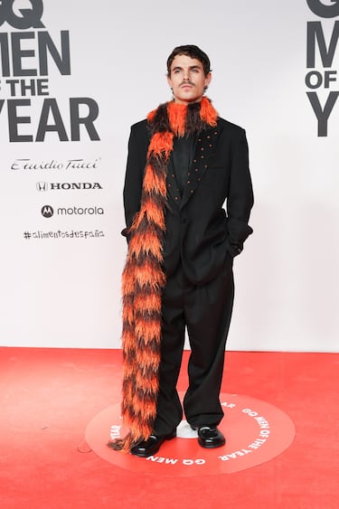 El cantante Sen Senra en la gala de los premios GQ Hombres del Año 2023.